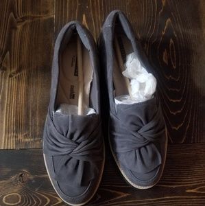 Womens Ckarks Sharon Dasher platform loafer wedge